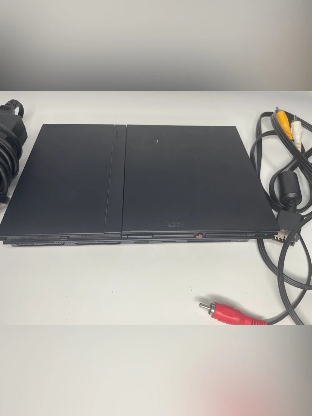 Sony PlayStation 2 PS2 Slim SCPH-77001 - Console With Cords & Tested Working